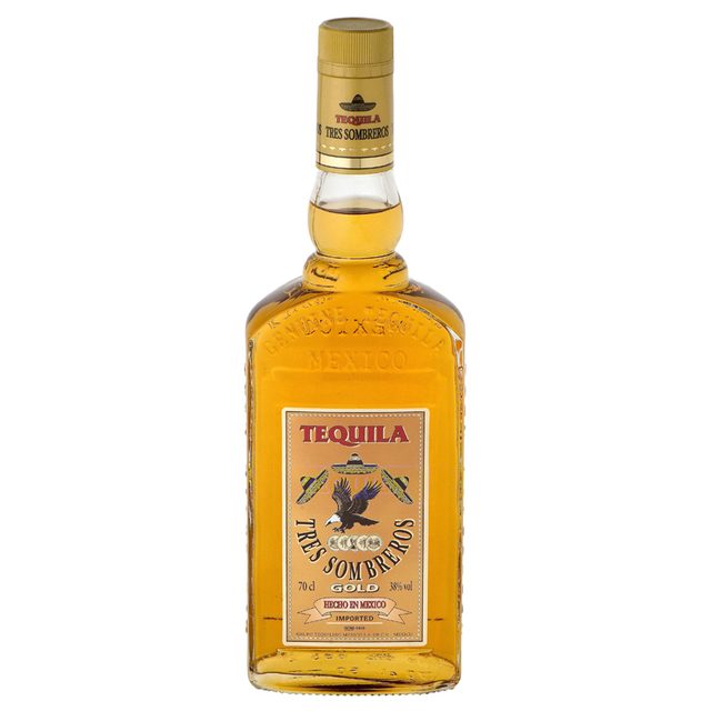 Tres Sombreros Tequila Gold
